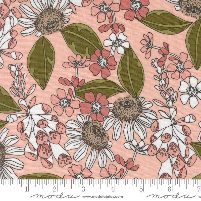 Botany Peony Garden Bouquet Yardage by Alli K Design for Moda Fabrics