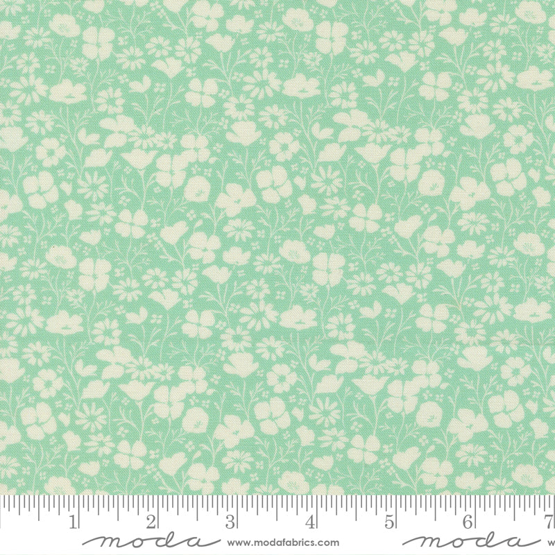 Cannon Beach Pond Poppy Field Yardage by Crystal Manning for Moda Fabrics