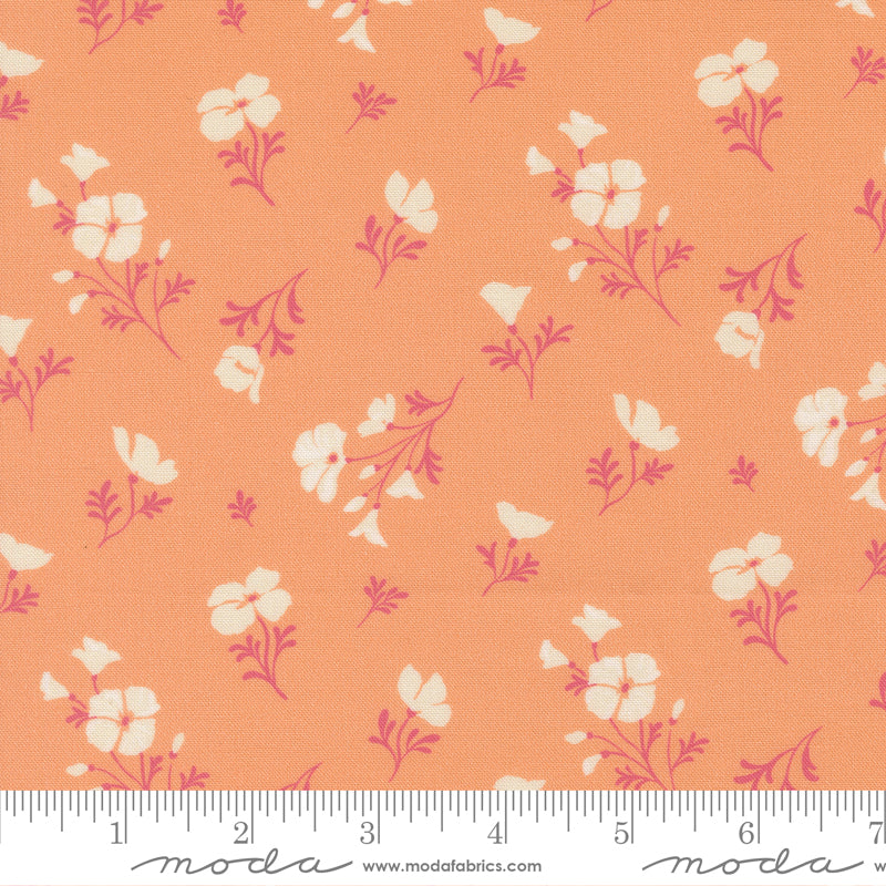 Cannon Beach Peach Astoria Yardage by Crystal Manning for Moda Fabrics