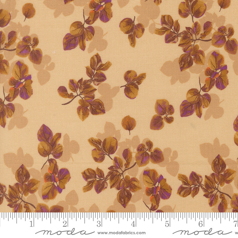 Autumn Forest Sand Fallen Leaves Yardage by Linn Warme for Moda Fabrics