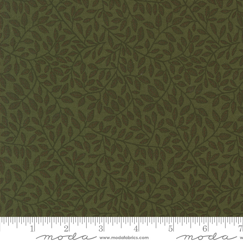 Autumn Forest Leaf Hidden in Foliage Yardage by Linn Warme for Moda Fabrics
