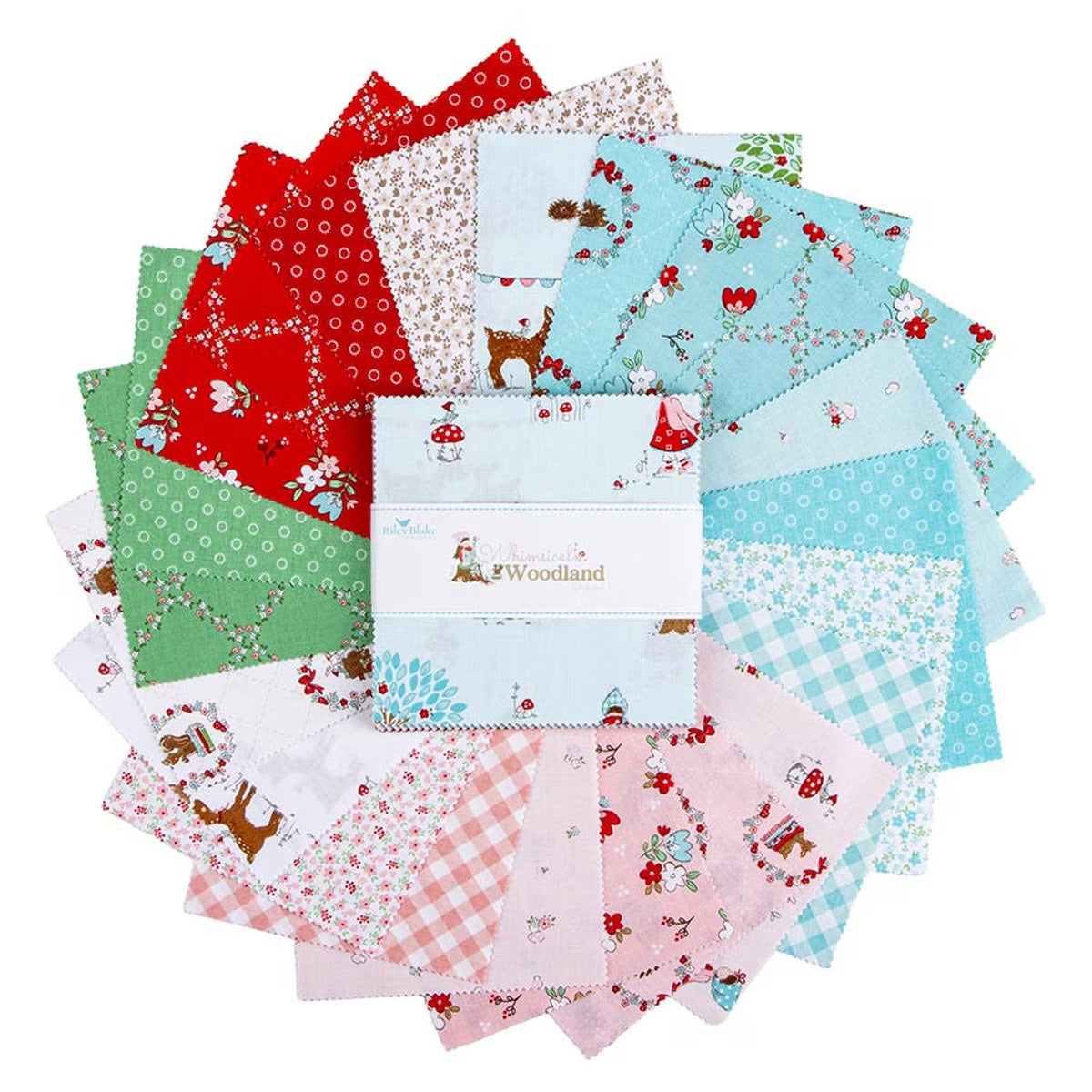 Whimsical Woodland Fat Quarter Bundle by Tasha Noel for Riley Blake Designs