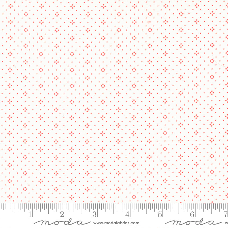 Eyelet Ivory Cherry Basics Yardage by Fig Tree & Co. for Moda Fabrics