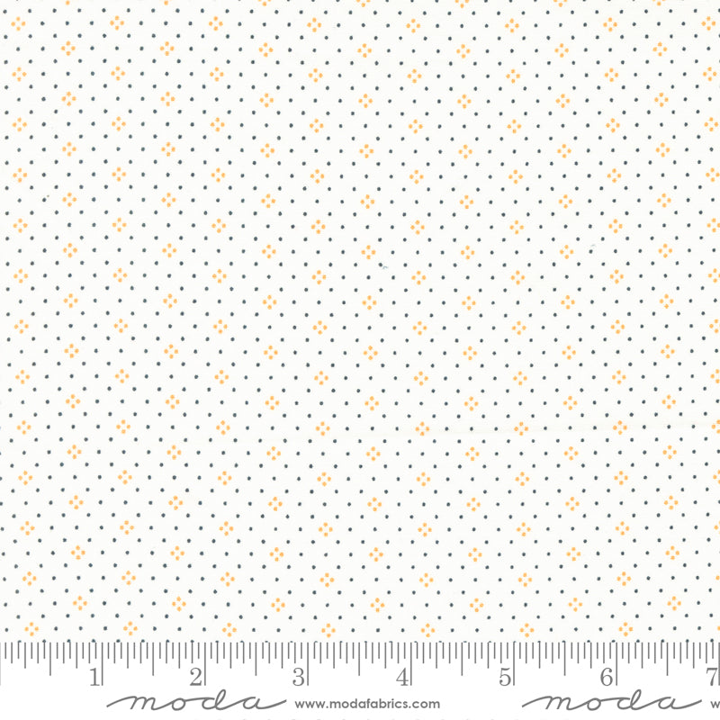 Eyelet Ivory Pumpkin Basics Yardage by Fig Tree & Co. for Moda Fabrics