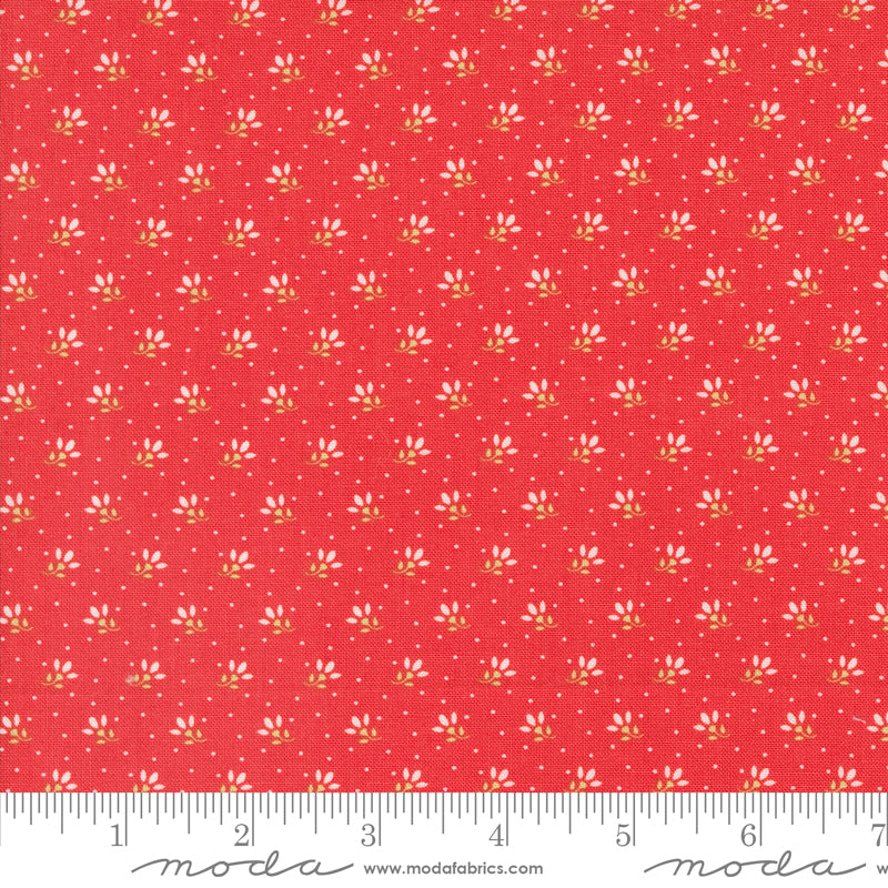 Jelly & Jam Strawberry Ditsy Yardage by Fig Tree & Co. for Moda Fabrics
