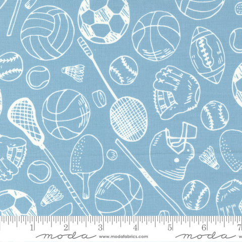 All Star Sky Gear Yardage by Stacy Iest Hsu for Moda Fabrics