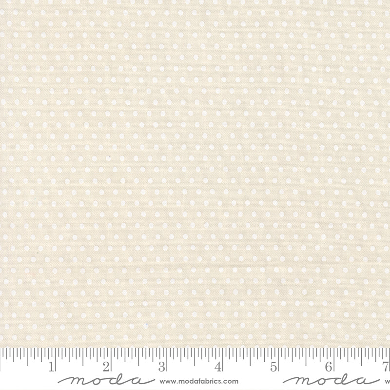 Animal Park Fun Dove Natural Dotty Yardage by Stacy Iest Hsu for Moda Fabrics