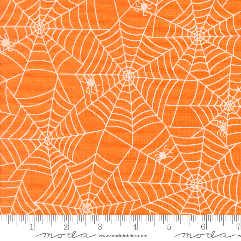 Fab Boo Lous Pumpkin Webby Yardage by Me & My Sister for Moda Fabrics