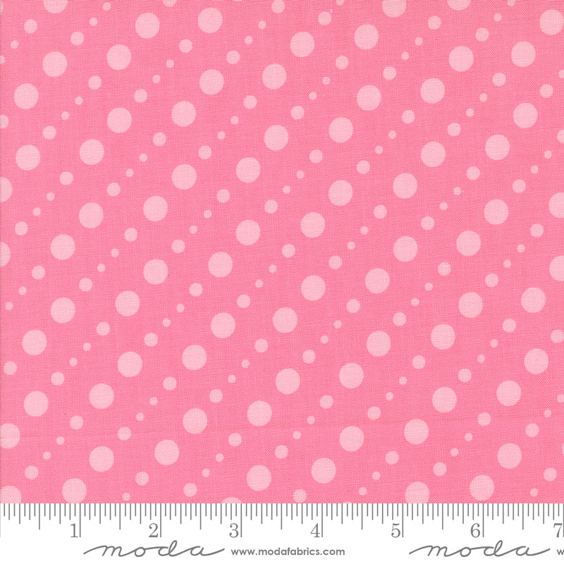 Fab Boo Lous Hot Pink Bubbling Brew Yardage by Me & My Sister for Moda Fabrics