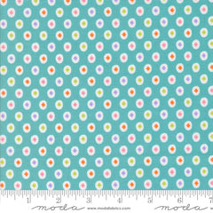 Fab Boo Lous Teal Diamond Dot Yardage by Me & My Sister for Moda Fabrics