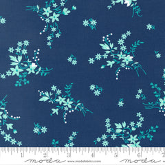 Feed Sacks: Good Works Bluebird Tussie Mussie Yardage by Linzee McCray for Moda Fabrics