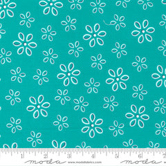 Feed Sacks: Good Works Pond Ribbon Flower Yardage by Linzee McCray for Moda Fabrics