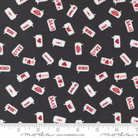 XOXO by Rosenthal Ink Modern Love Yardage by April Rosenthal for Moda Fabrics
