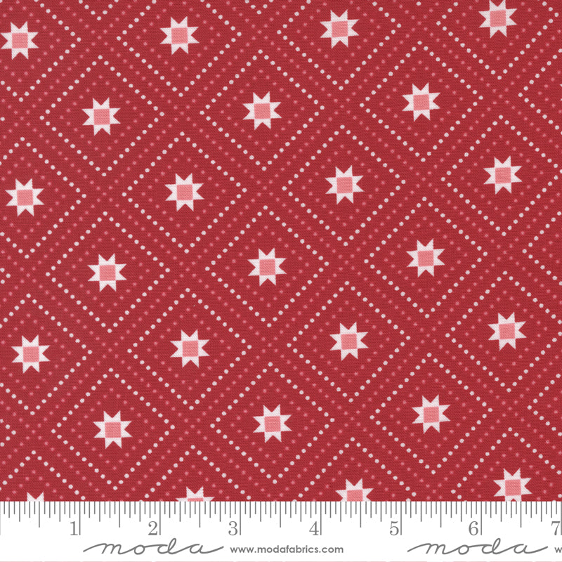 XOXO by Rosenthal Lipstick Cozy Yardage by April Rosenthal for Moda Fabrics