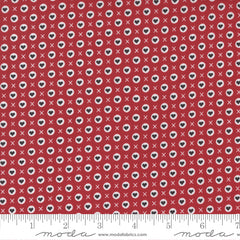 XOXO by Rosenthal Lipstick XOXO Yardage by April Rosenthal for Moda Fabrics