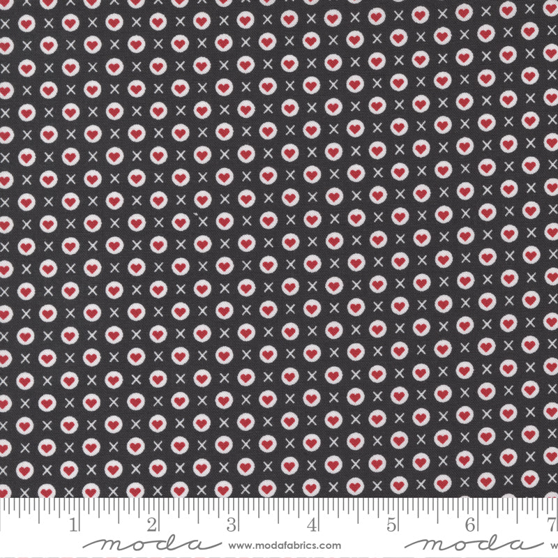 XOXO by Rosenthal Ink XOXO Yardage by April Rosenthal for Moda Fabrics