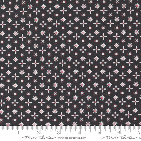 XOXO by Rosenthal Ink Flutter Yardage by April Rosenthal for Moda Fabrics