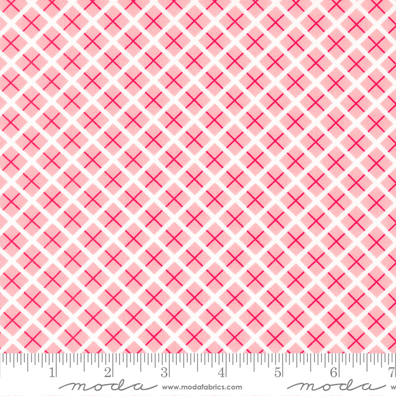 Berry Basket Strawberry Trellis Yardage by April Rosenthal for Moda Fabrics