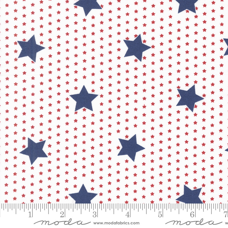 Star Spangled Patriotic Salute Stars Yardage by April Rosenthal for Moda Fabrics