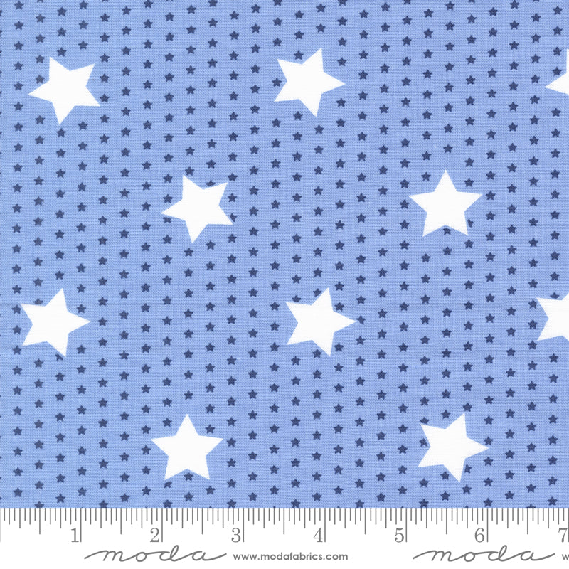 Star Spangled Shining Sea Salute Stars Yardage by April Rosenthal for Moda Fabrics