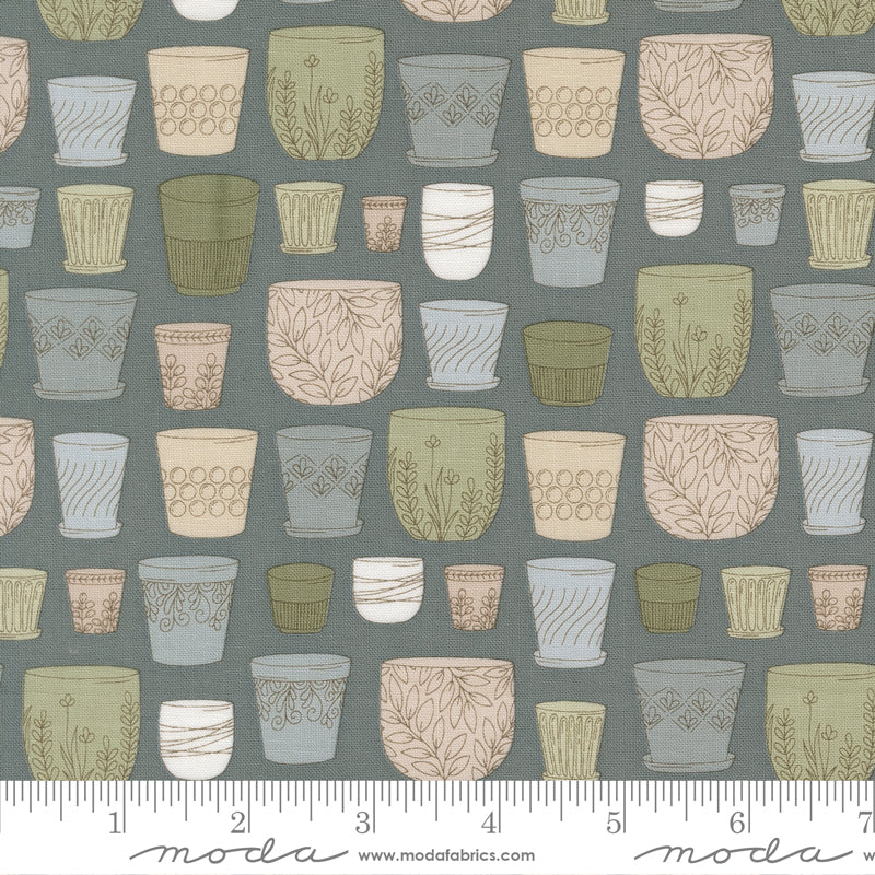 Potted Ocean Pots Yardage by Kiley's Quilt Room for Moda Fabrics