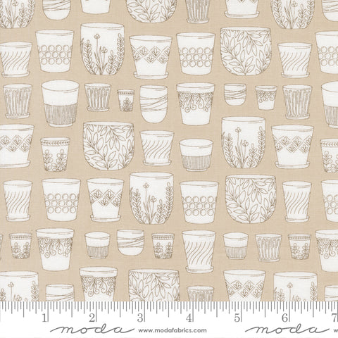 Potted Pebble Pots Yardage by Kiley's Quilt Room for Moda Fabrics
