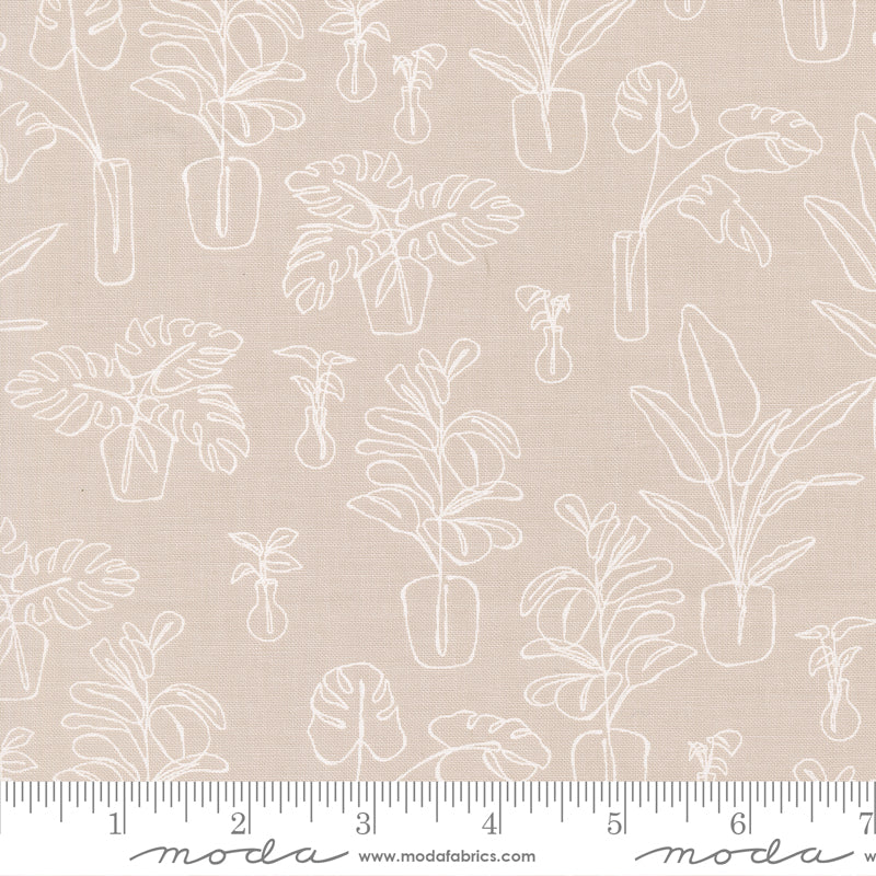 Potted Clay Indoor Jungle Yardage by Kiley's Quilt Room for Moda Fabrics