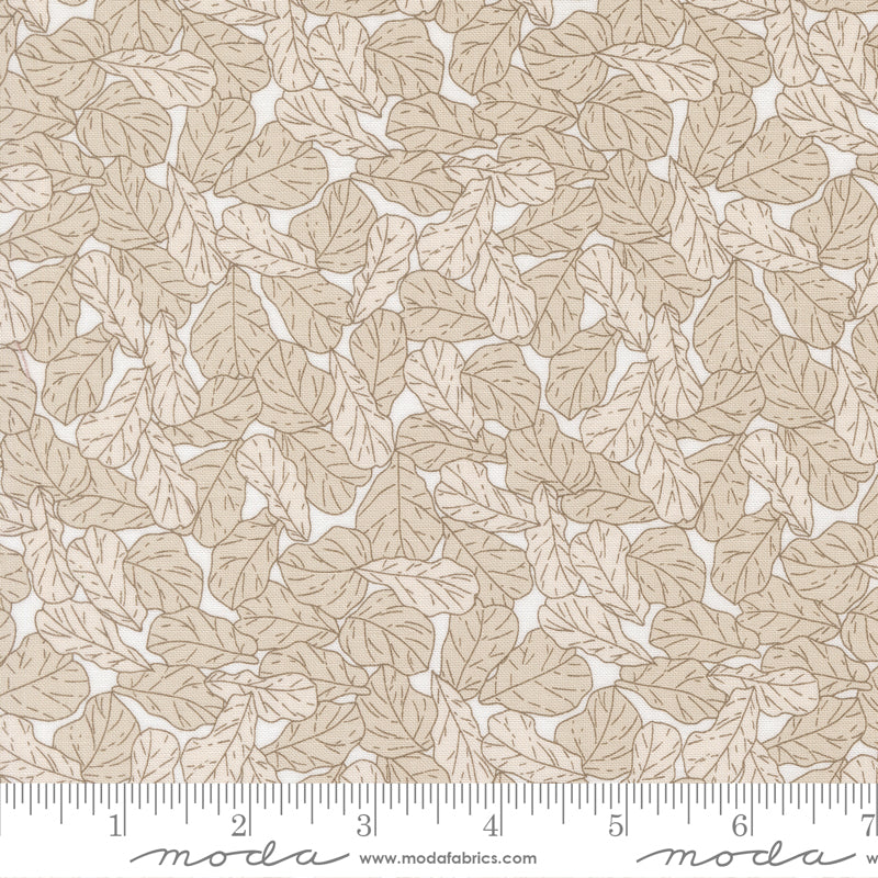Potted Cream Fiddle Leaf Yardage by Kiley's Quilt Room for Moda Fabrics