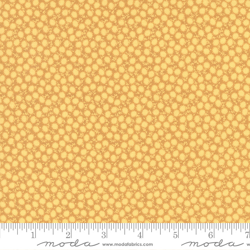 Sunflowers In My Heart Golden Fleur Yardage by Kate Spain for Moda Fabrics