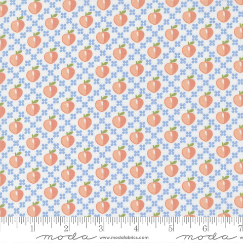 Peachy Keen Off White Peaches Yardage by Corey Yoder for Moda Fabrics