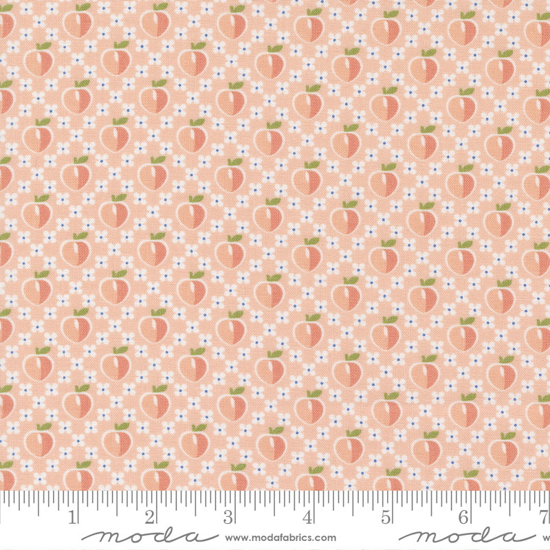 Peachy Keen Bubble Gum Peaches Yardage by Corey Yoder for Moda Fabrics