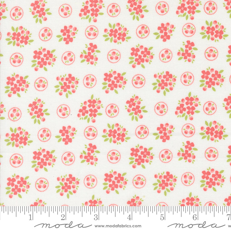Cali & Co. Cloud Flamingo Ring Around Posie Yardage by Corey Yoder for Moda Fabrics