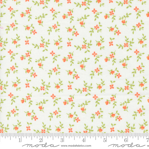 Cali & Co. Cloud Melon Vine and Bud Yardage by Corey Yoder for Moda Fabrics