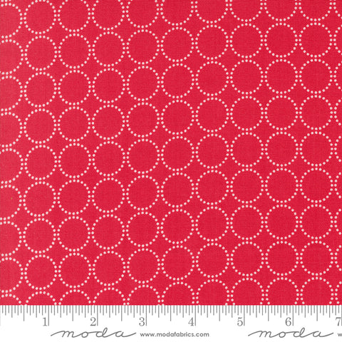 Coriander Colors Red Rings Yardage by Corey Yoder for Moda Fabrics