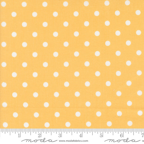 Coriander Colors Yellow Big Dot Yardage by Corey Yoder for Moda Fabrics