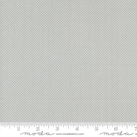 Coriander Colors Grey Tiny Dot Yardage by Corey Yoder for Moda Fabrics