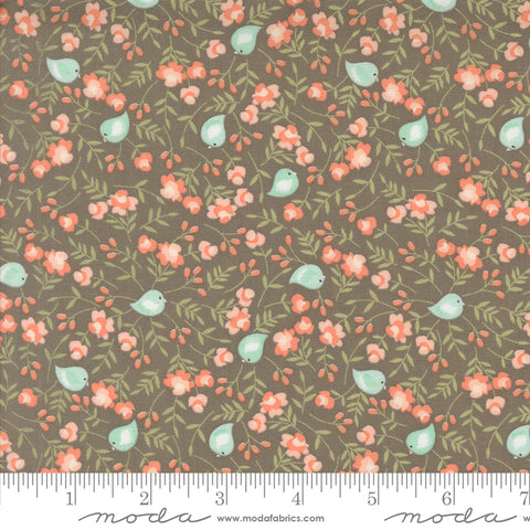Abloom Slate Songbird Yardage by Corey Yoder for Moda Fabrics