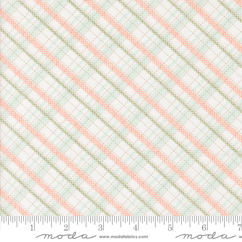 Abloom Cloud Stitched Plaid Yardage by Corey Yoder for Moda Fabrics
