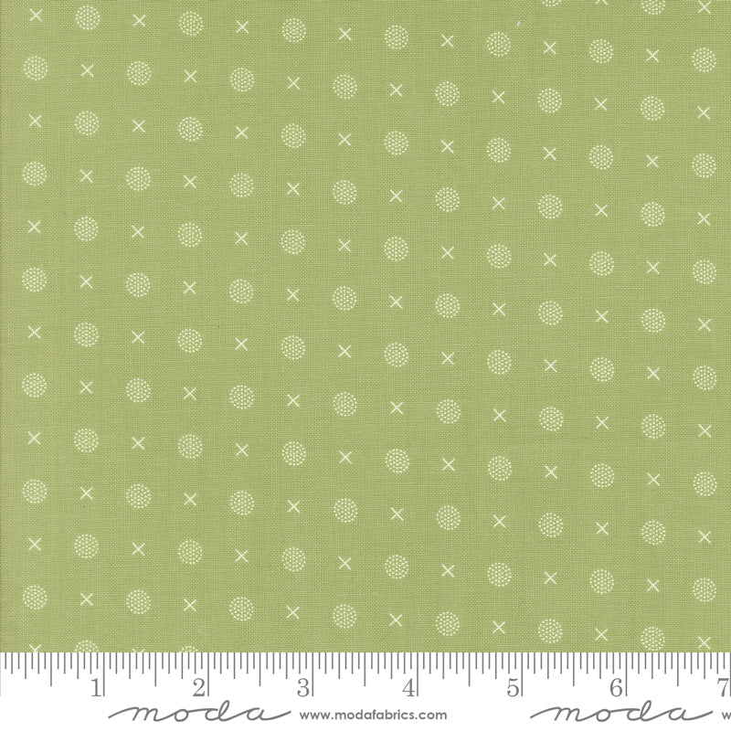 Abloom Cucumber X O Yardage by Corey Yoder for Moda Fabrics