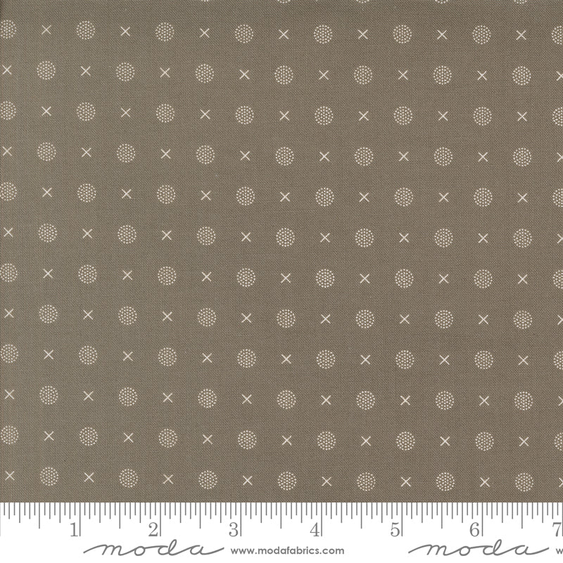 Abloom Slate X O Yardage by Corey Yoder for Moda Fabrics