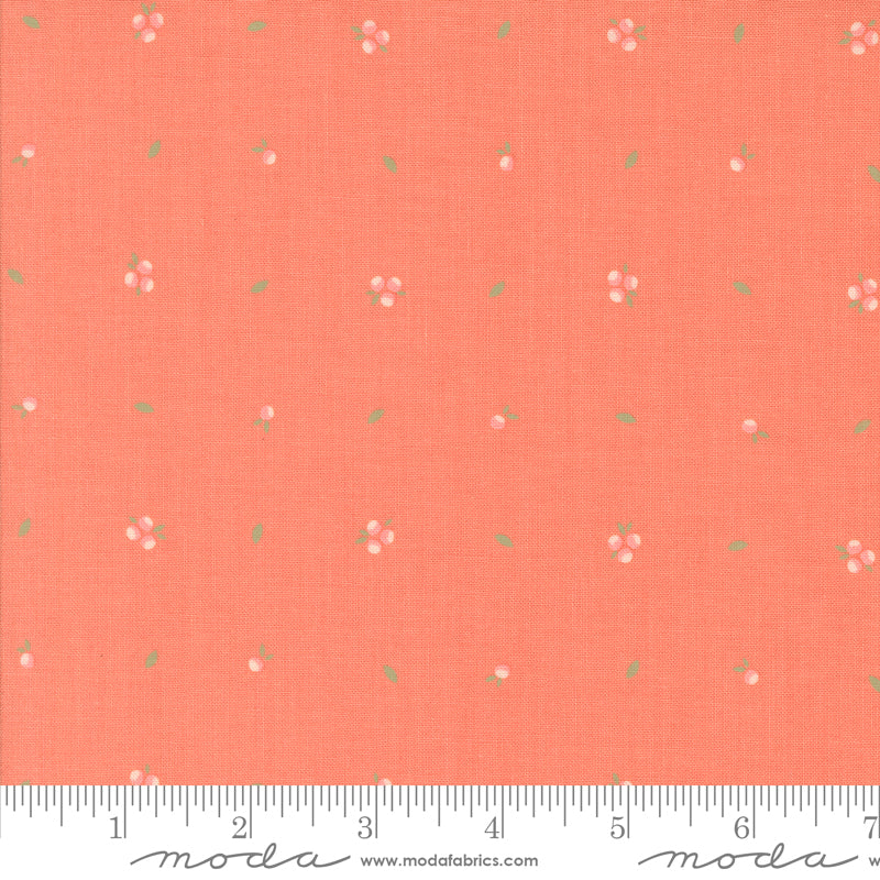 Abloom Coral Little Sprout Yardage by Corey Yoder for Moda Fabrics