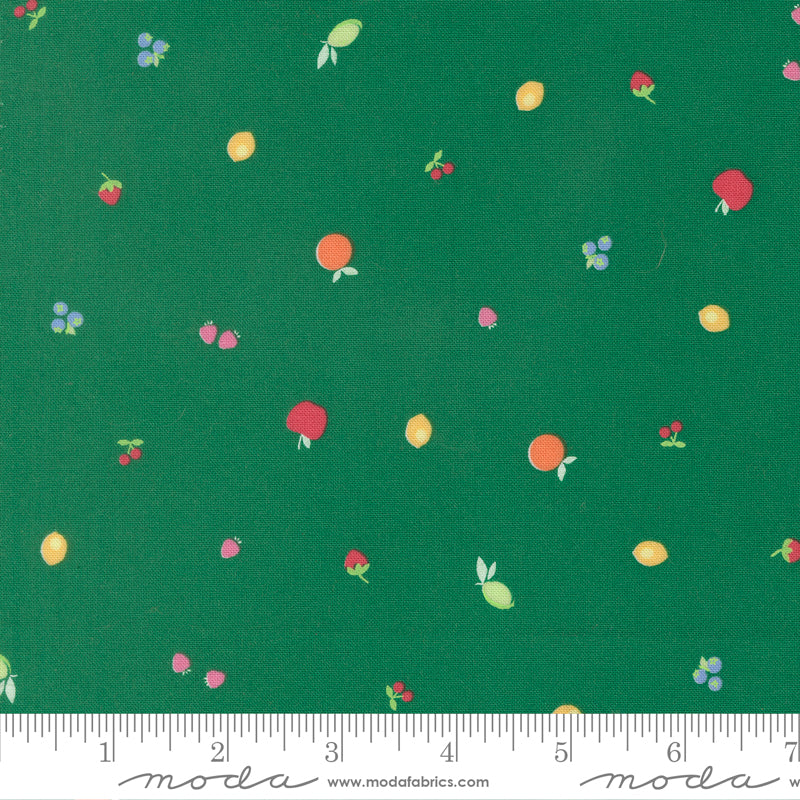 Fruit Salad Emerald Fruit Snack Yardage by Corey Yoder for Moda Fabrics