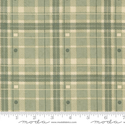 Acorn Hollow Sage Hayride Yardage by Basic Grey for Moda Fabrics