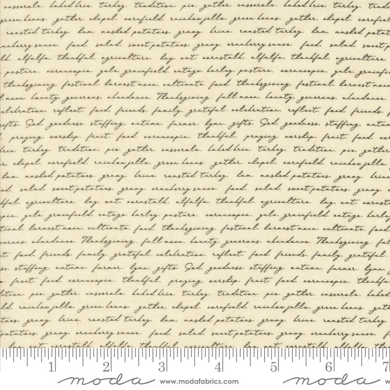 Acorn Hollow Ecru Campfire Yardage by Basic Grey for Moda Fabrics