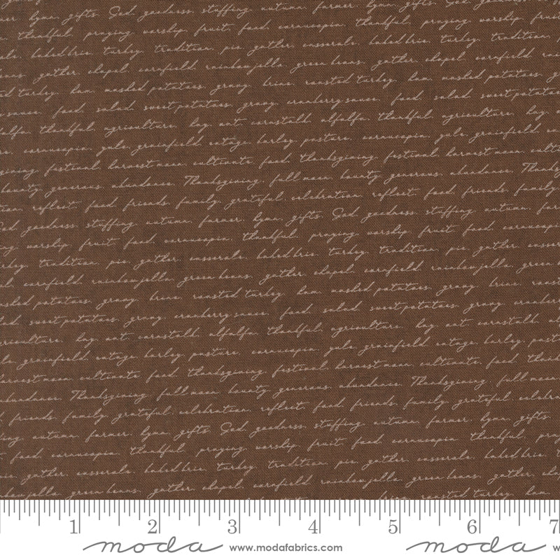 Acorn Hollow Nutmeg Campfire Yardage by Basic Grey for Moda Fabrics
