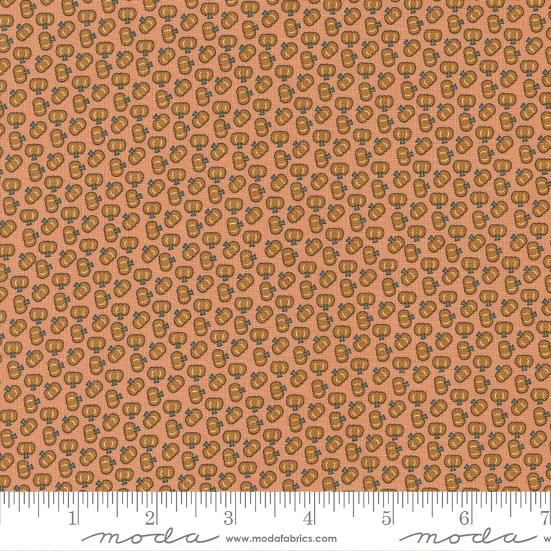 Owl-O-Ween Pumpkin Pumpkin Patch Yardage by Urban Chiks for Moda Fabrics