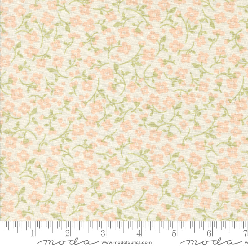 Dainty Meadow Porcelain Blush Meadow Yardage by Heather Briggs for Moda Fabrics