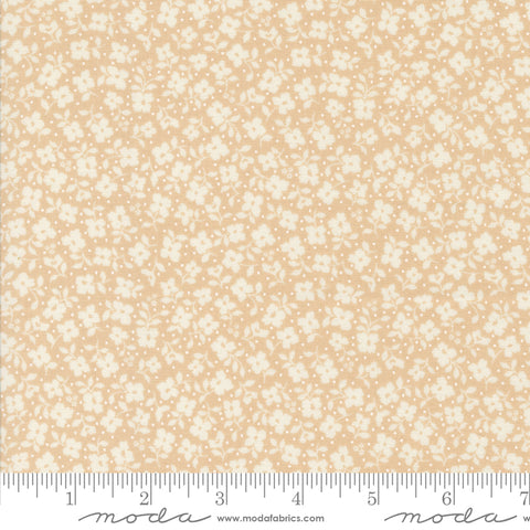 Dainty Meadow Wheat Tossed Petals Yardage by Heather Briggs for Moda Fabrics