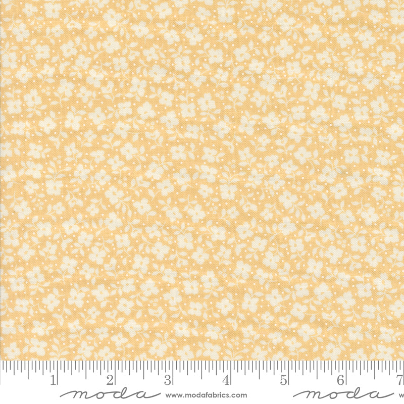Dainty Meadow Buttercup Tossed Petals Yardage by Heather Briggs for Moda Fabrics