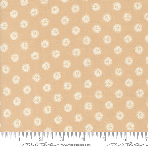 Dainty Meadow Wheat Dainty Dots Yardage by Heather Briggs for Moda Fabrics